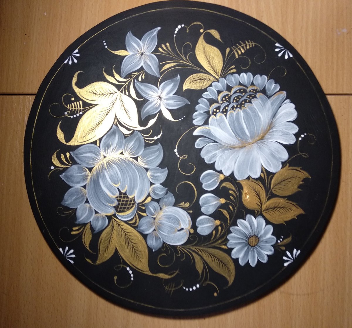 Жостовская роспись Виталий Юрасов подносы