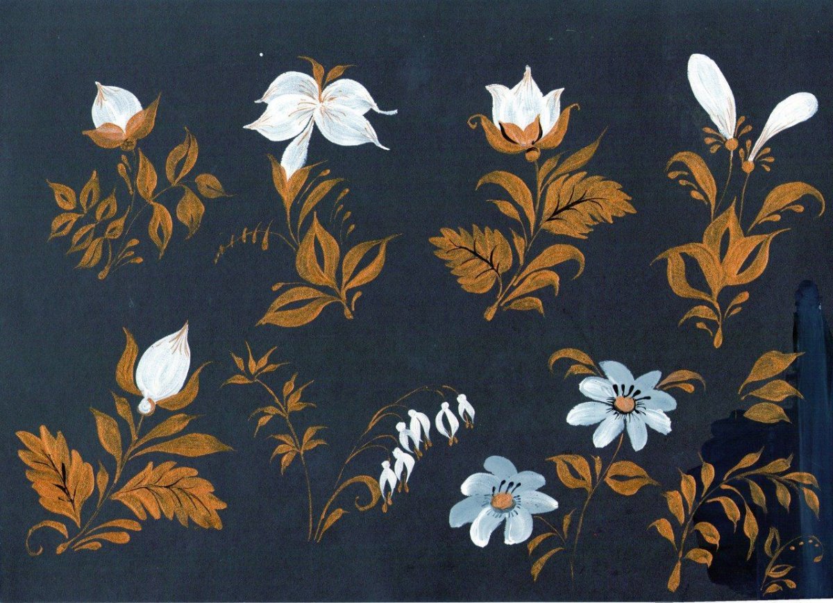 Петербургская роспись по дереву