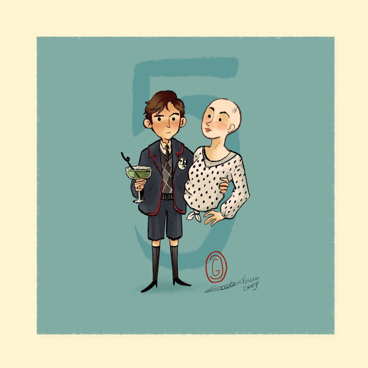 Академия Амбрелла пятый и Долорес