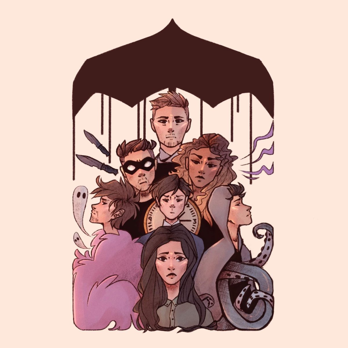 Эйдан Галлахер Академия Амбрелла арт