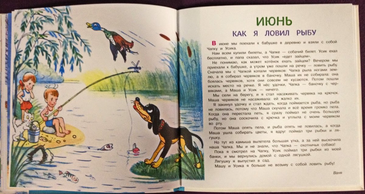 Сюжетная картина на рыбалке