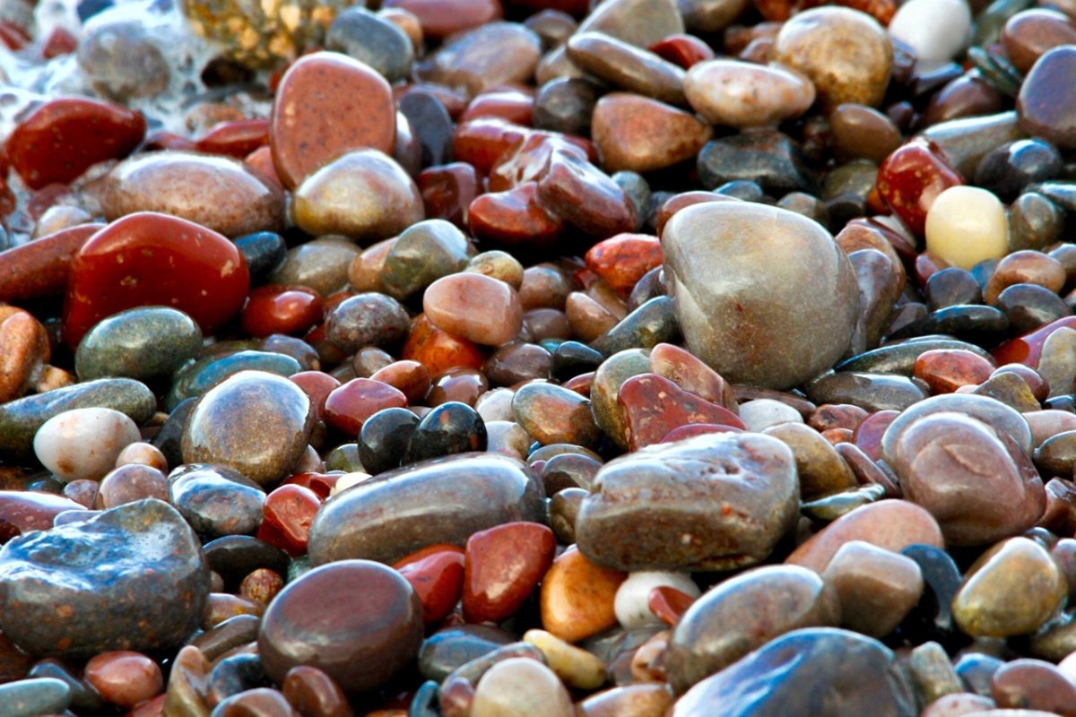 Речная галька горного Алтая