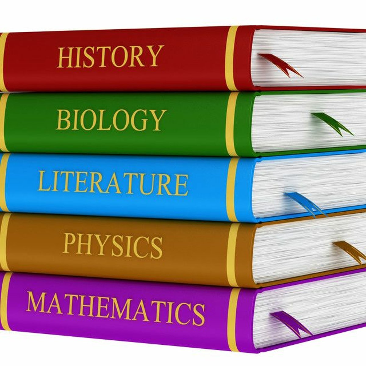 Стопка учебников математики