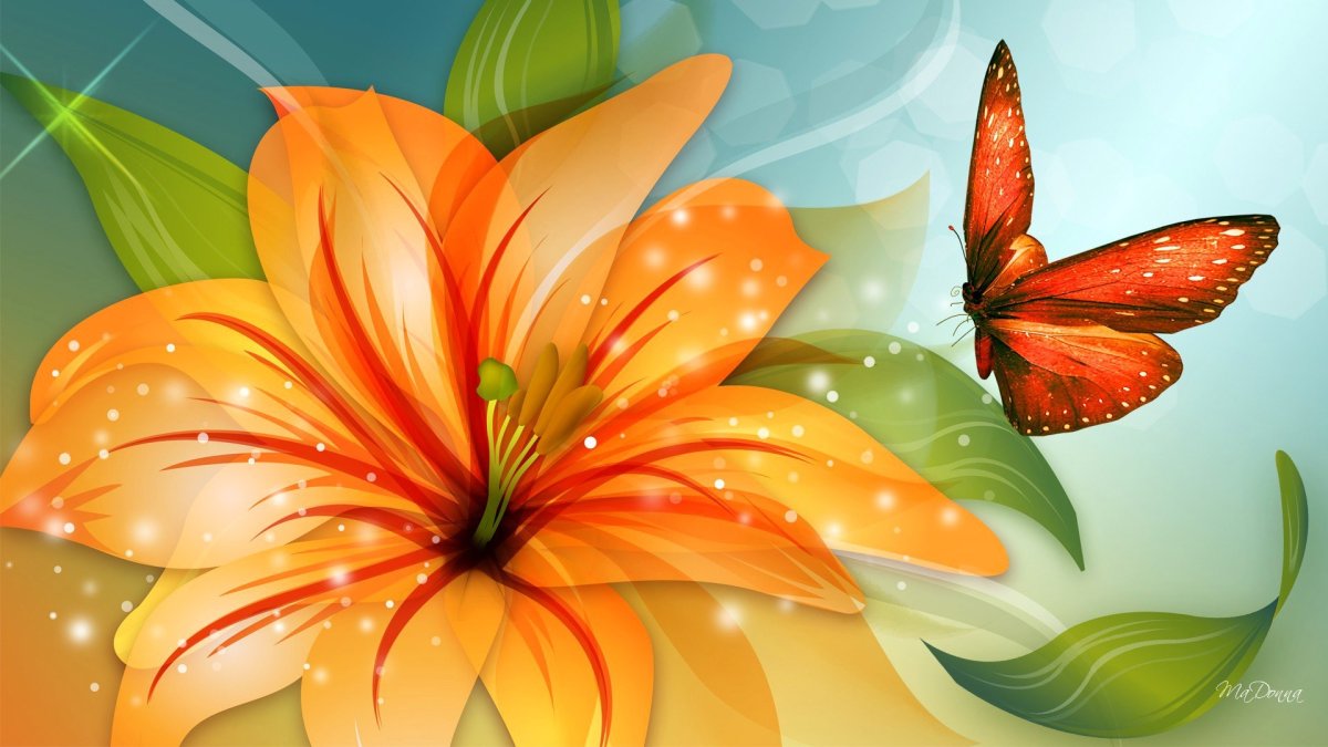 Фантазийные цветы