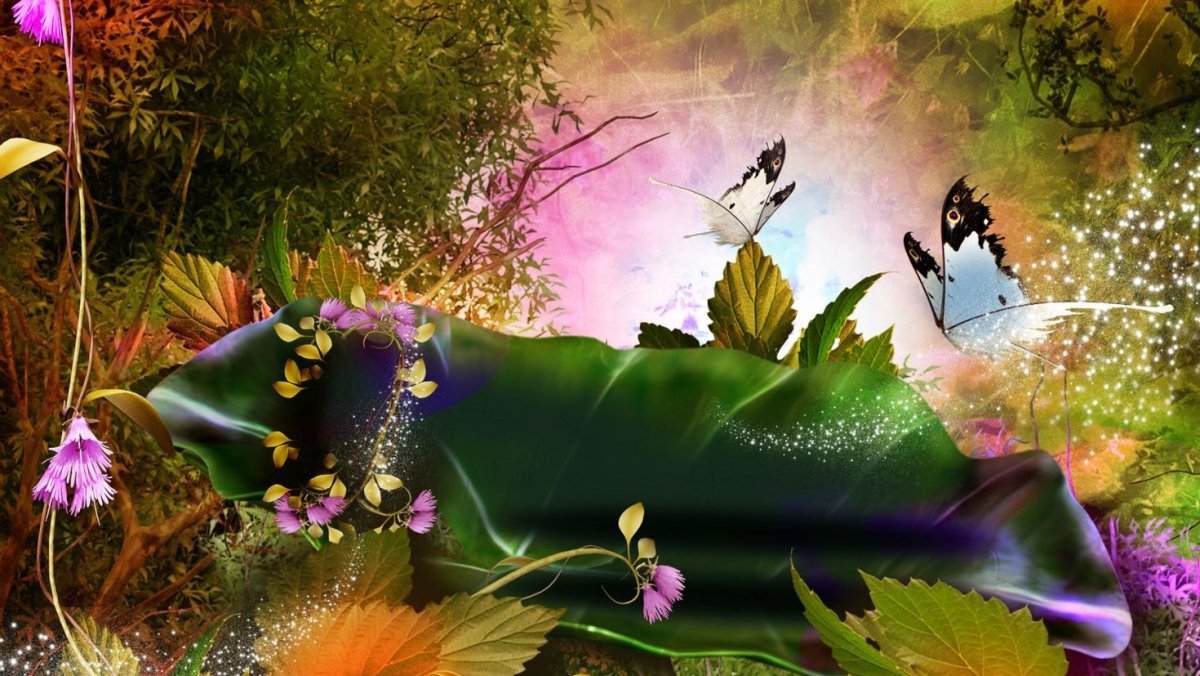 Цветы на прозрачном фоне