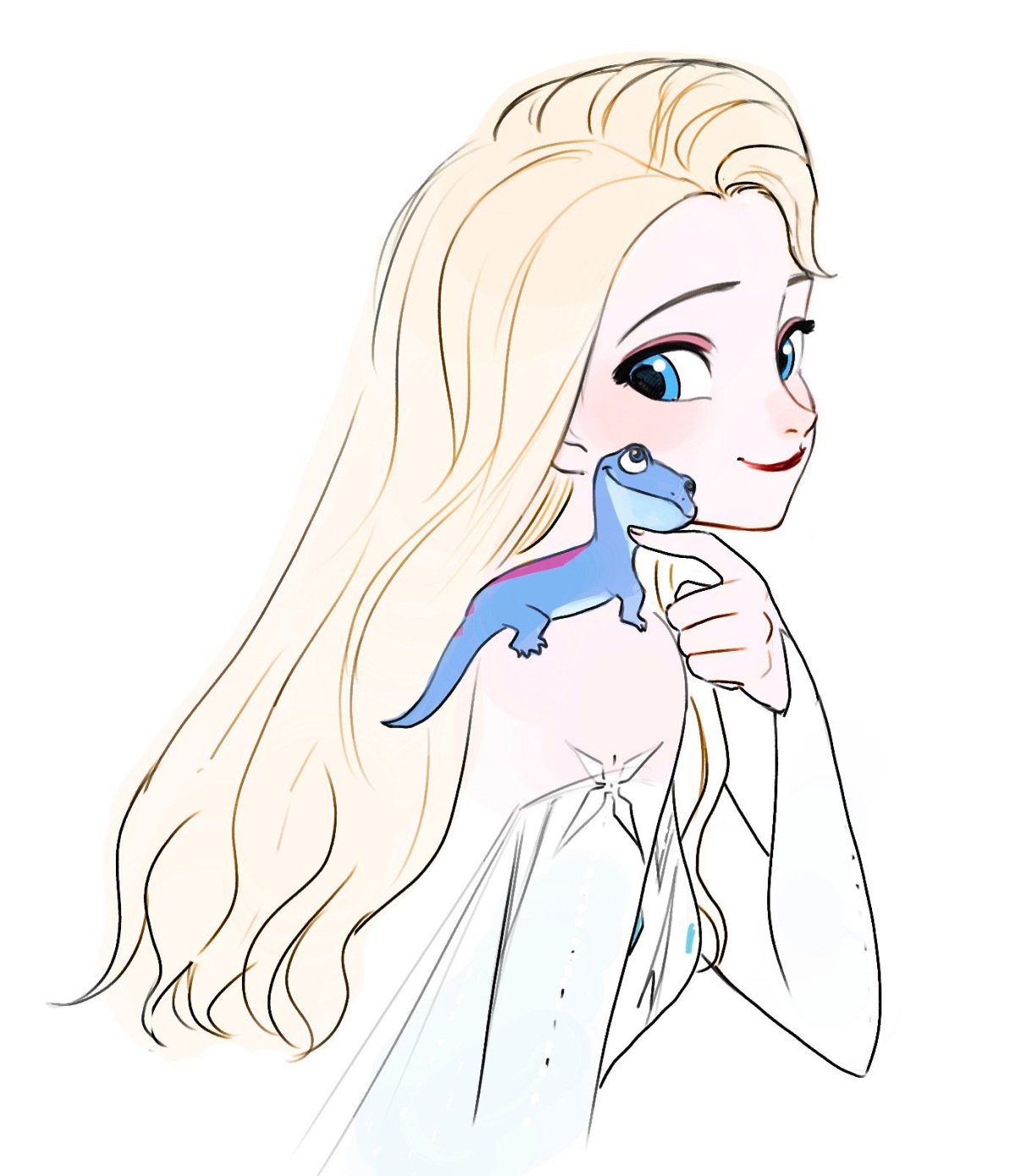 Скетч принцессы Дисней Жасмин