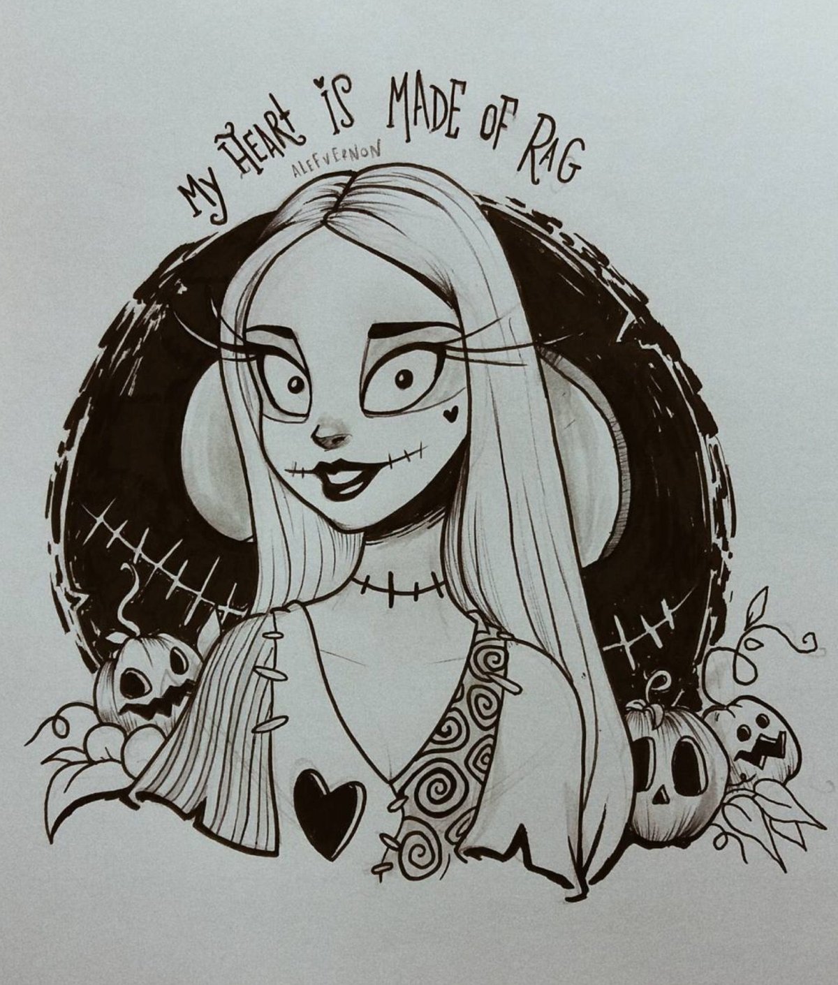 Принцессы Дисней в стиле Тима Бертона