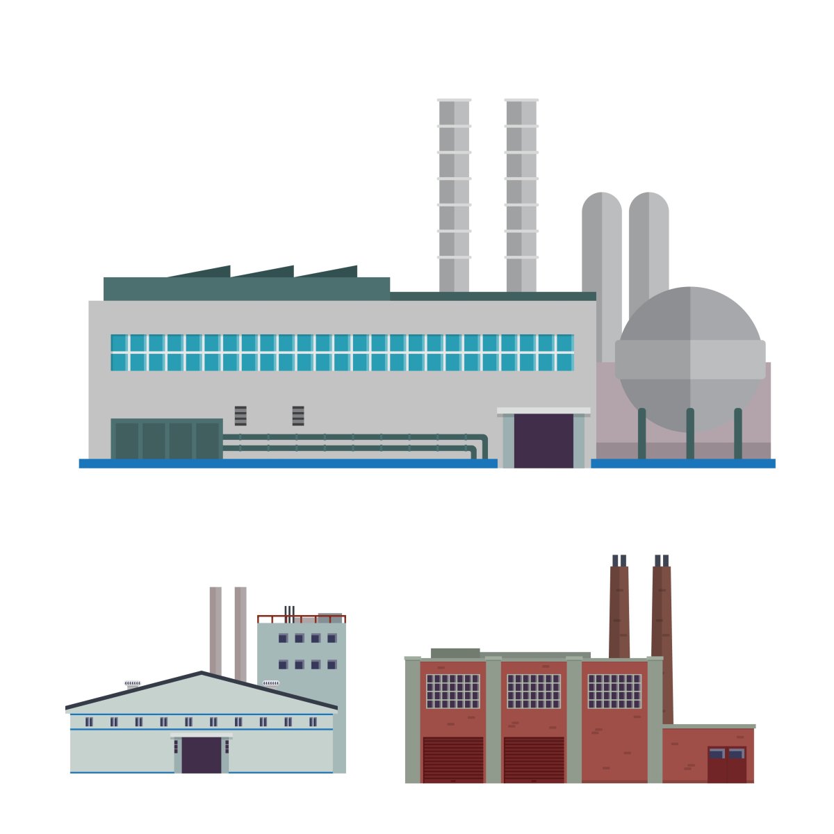 Кондитерский фабрика здание нарисовано