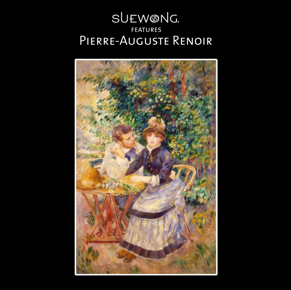 Пьер Огюст Ренуар в саду