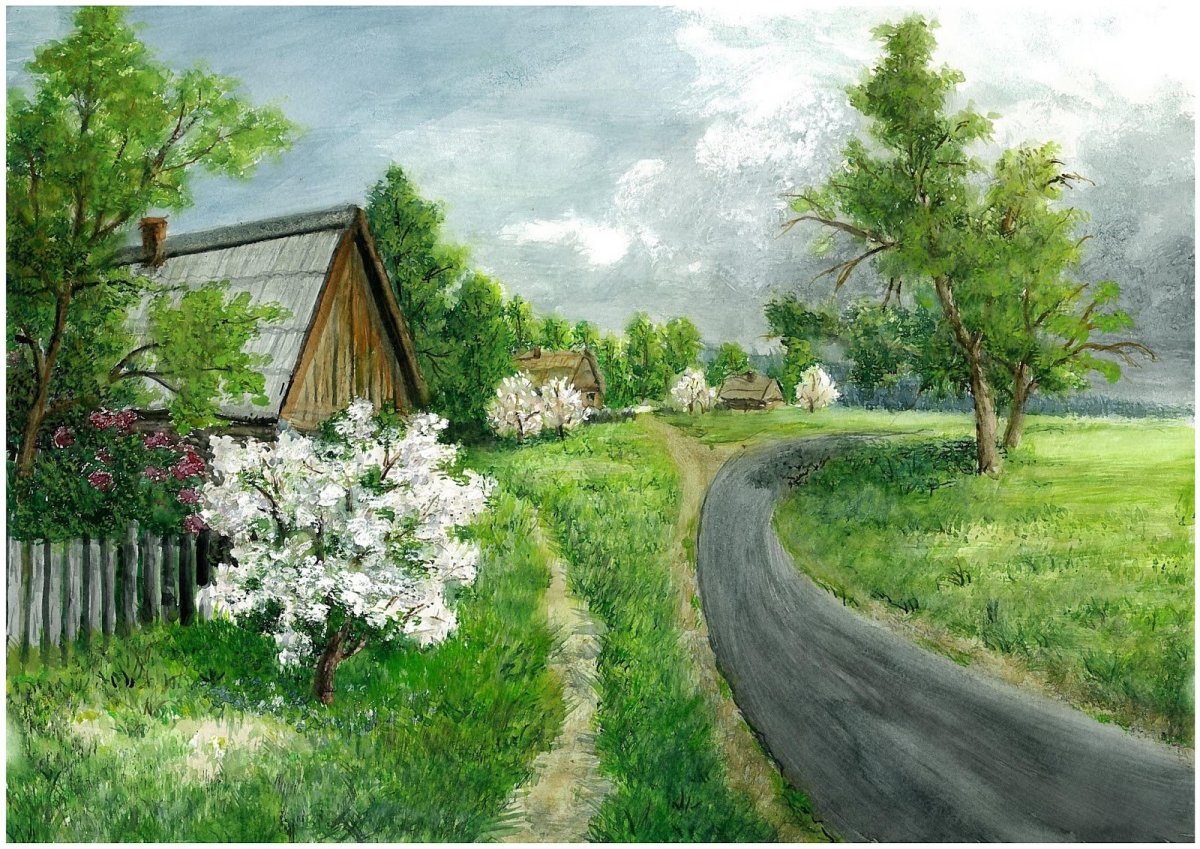 Фон куст сирени