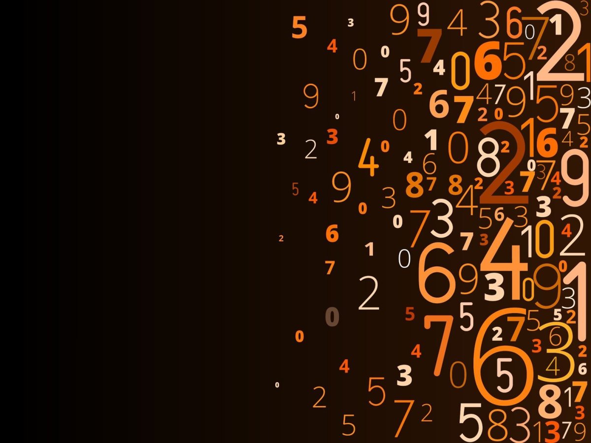 Нумерология фон для презентации