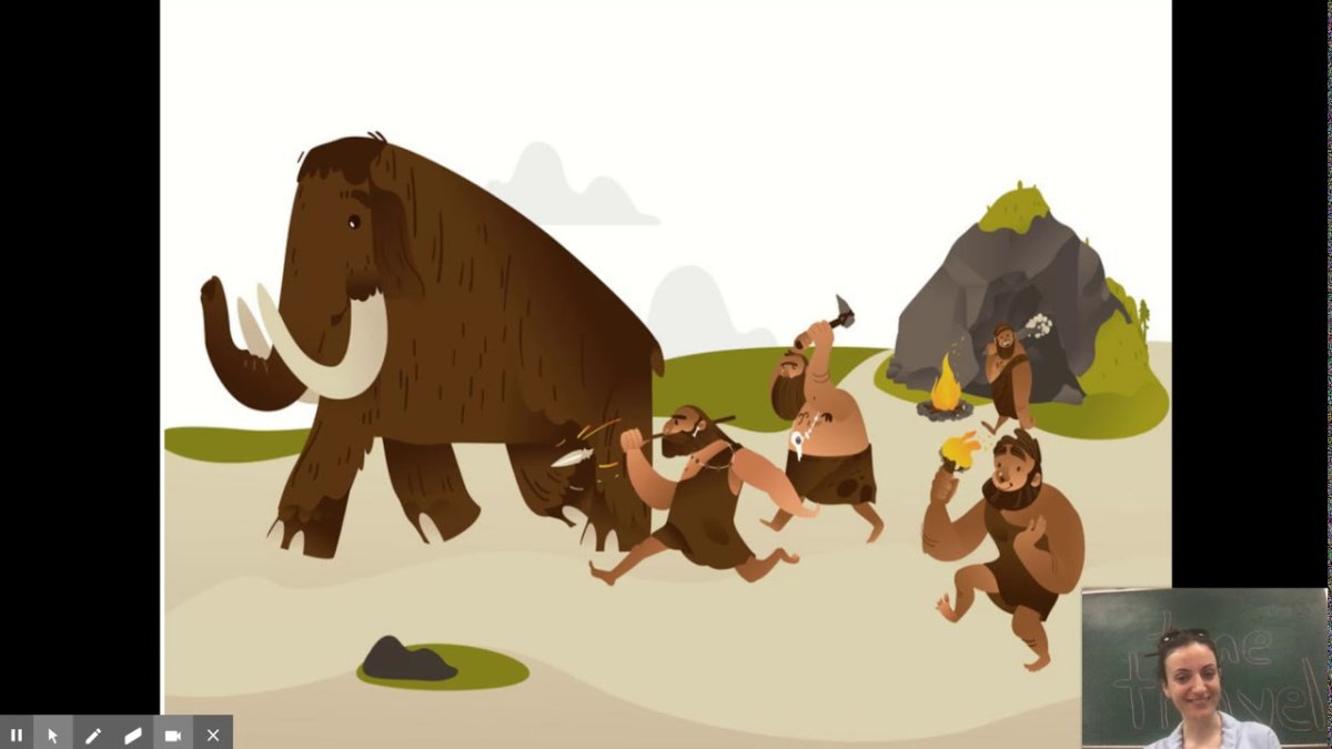 Охота на Мамонтов первобытных людей