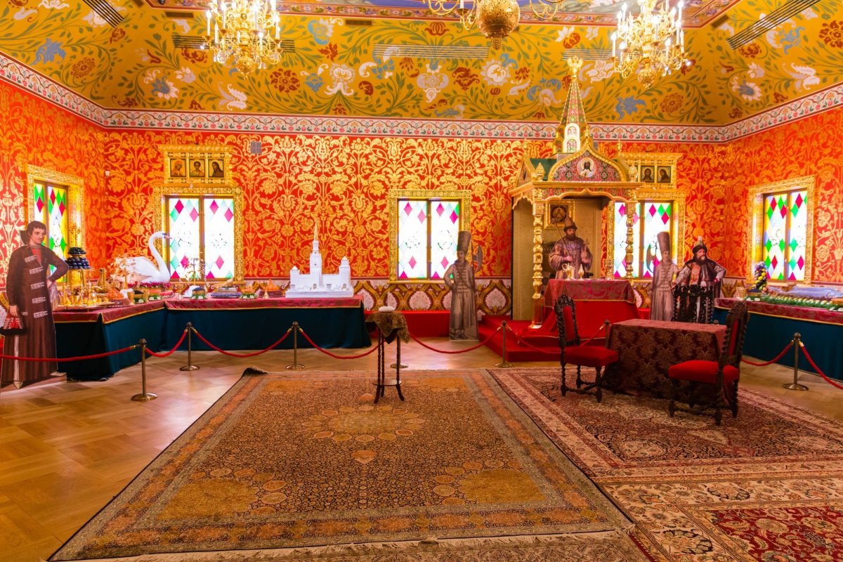 Декорации царские палаты Борис Годунов