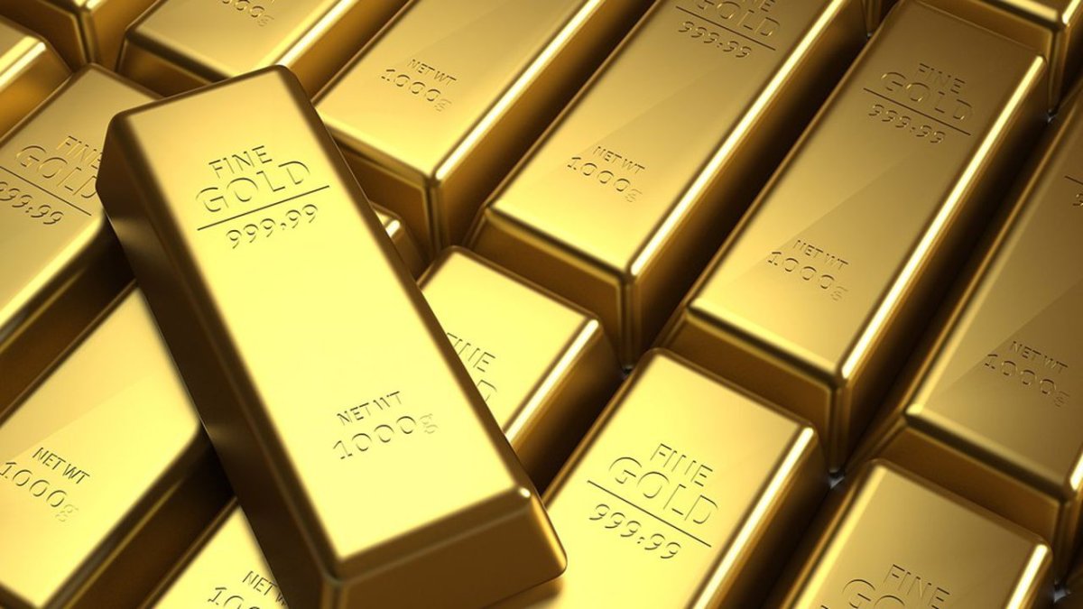 Слиток золота без надписей