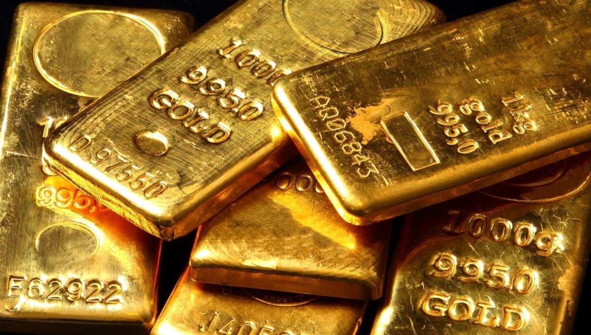 Слиток золота арт