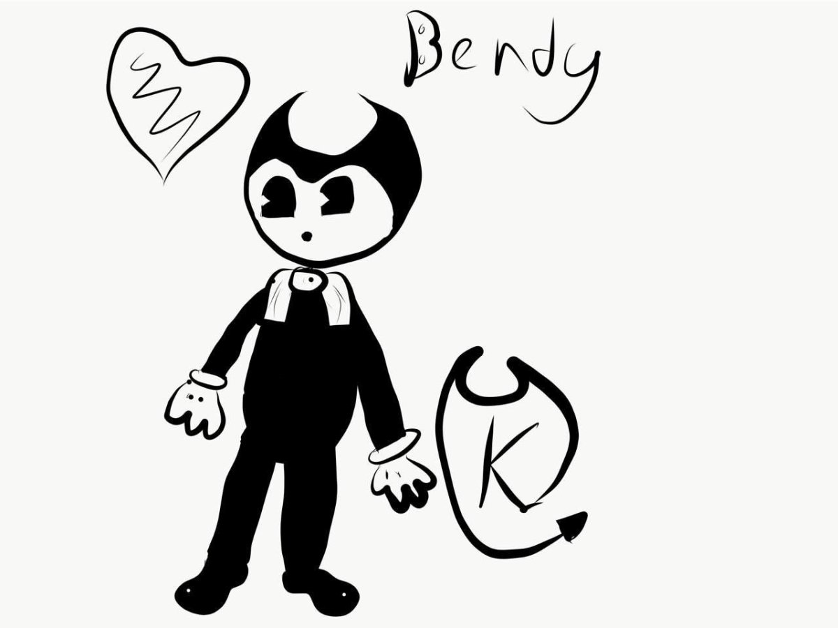 БЕНДИ рисунки срисовать