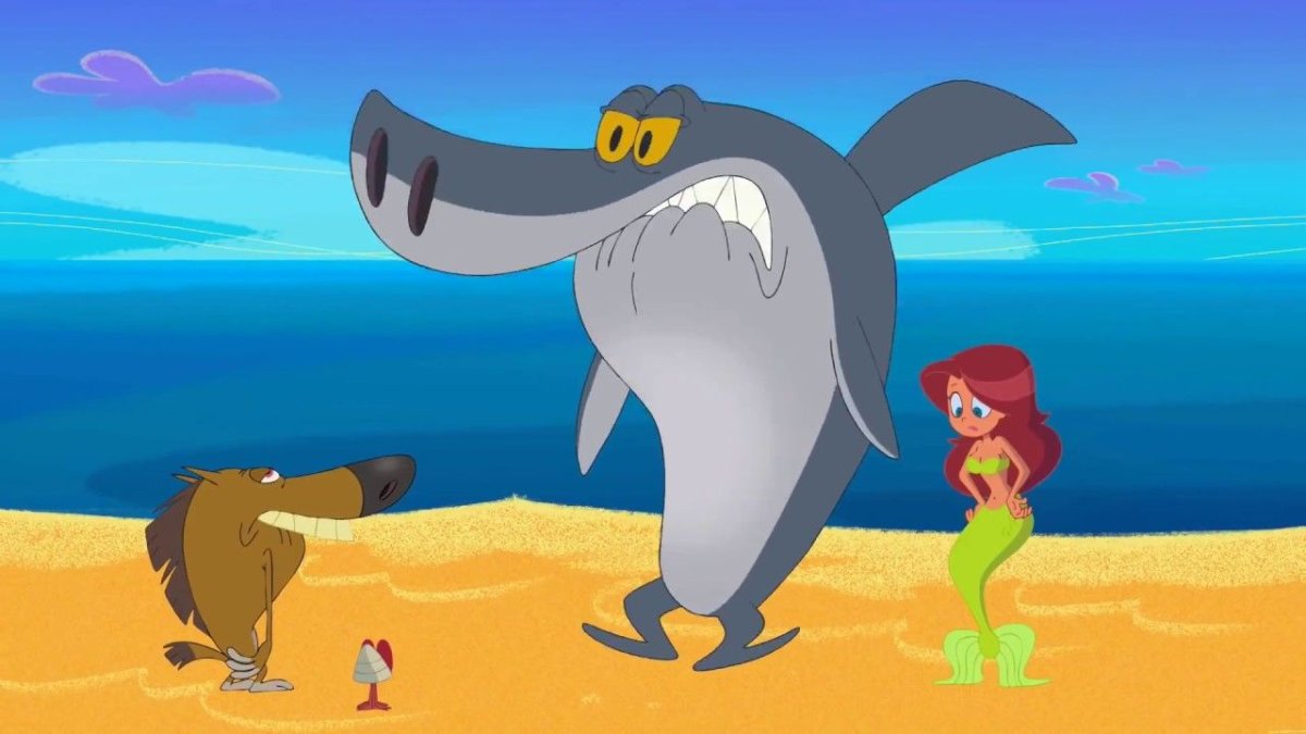 Мультфильм зиг и Шарко Русалка