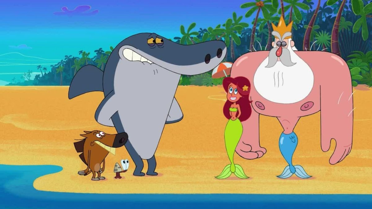 Мультфильм зиг и Шарко Русалка