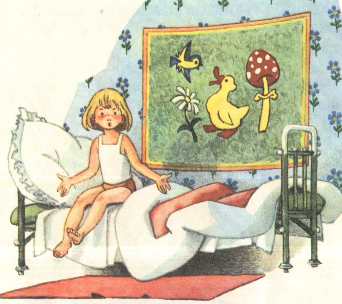 Бабушка и внучка иллюстрации