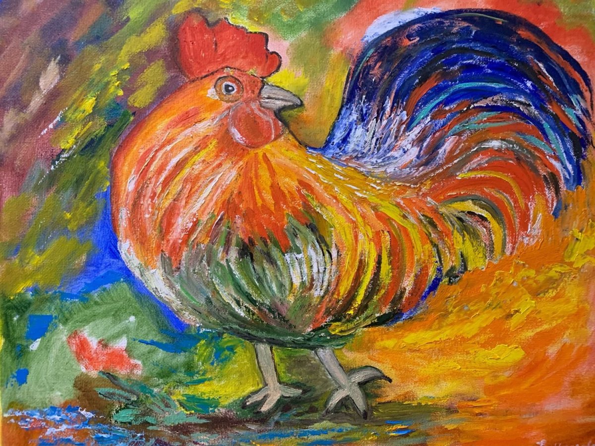 Петух золотой гребешок