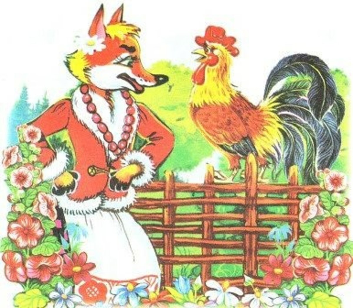 Золотой петушок из сказки Пушкина