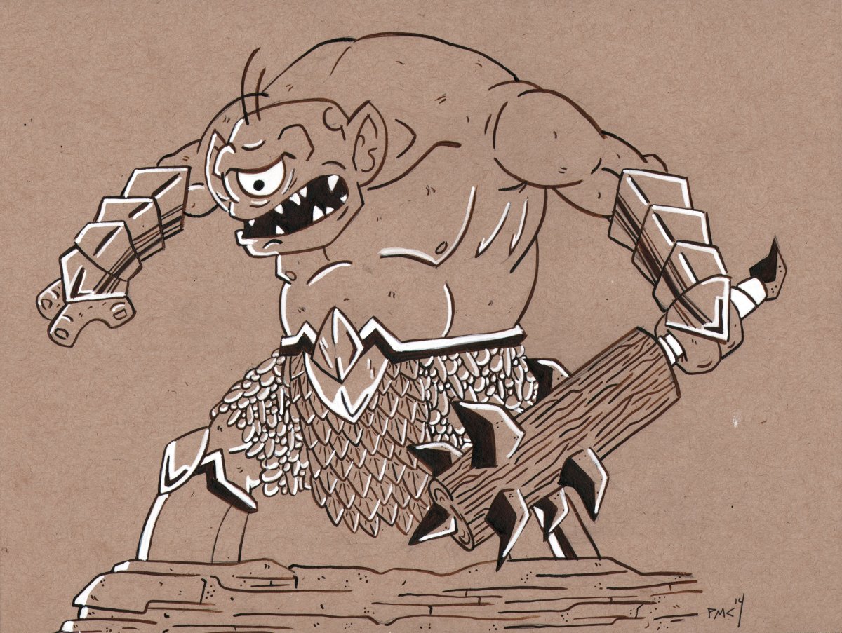 Циклоп Полифем рисунок