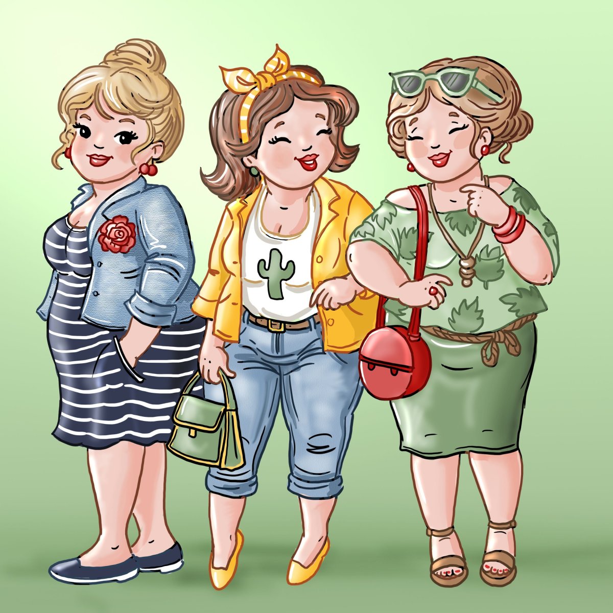 Три подруги в старости