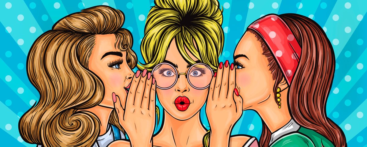 Подружки карикатура