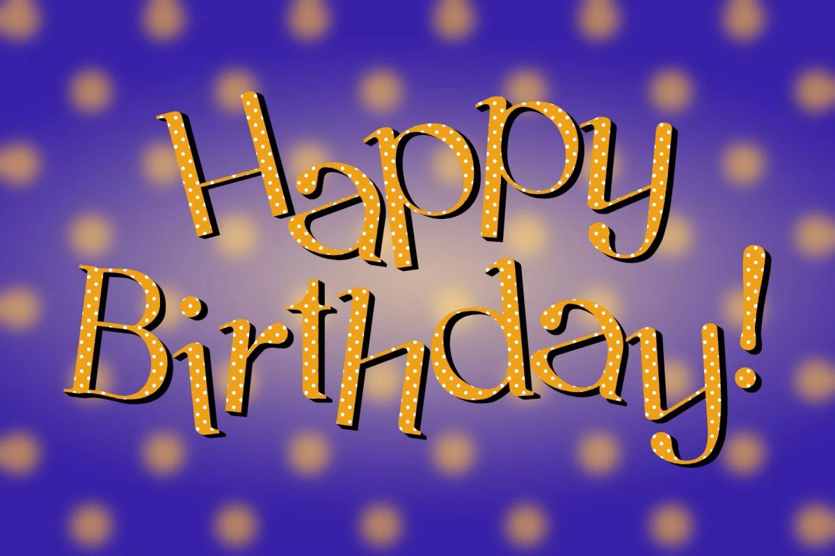 С днем рождения