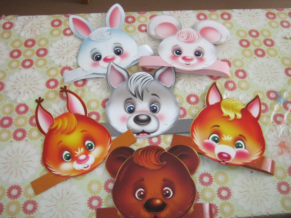 Маски для театра в детском саду