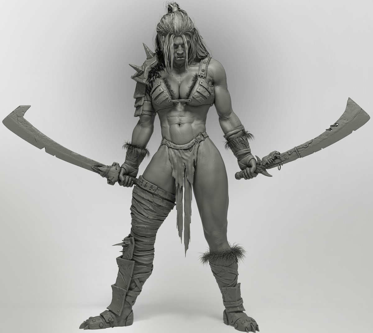 Орчиха воин скайрим