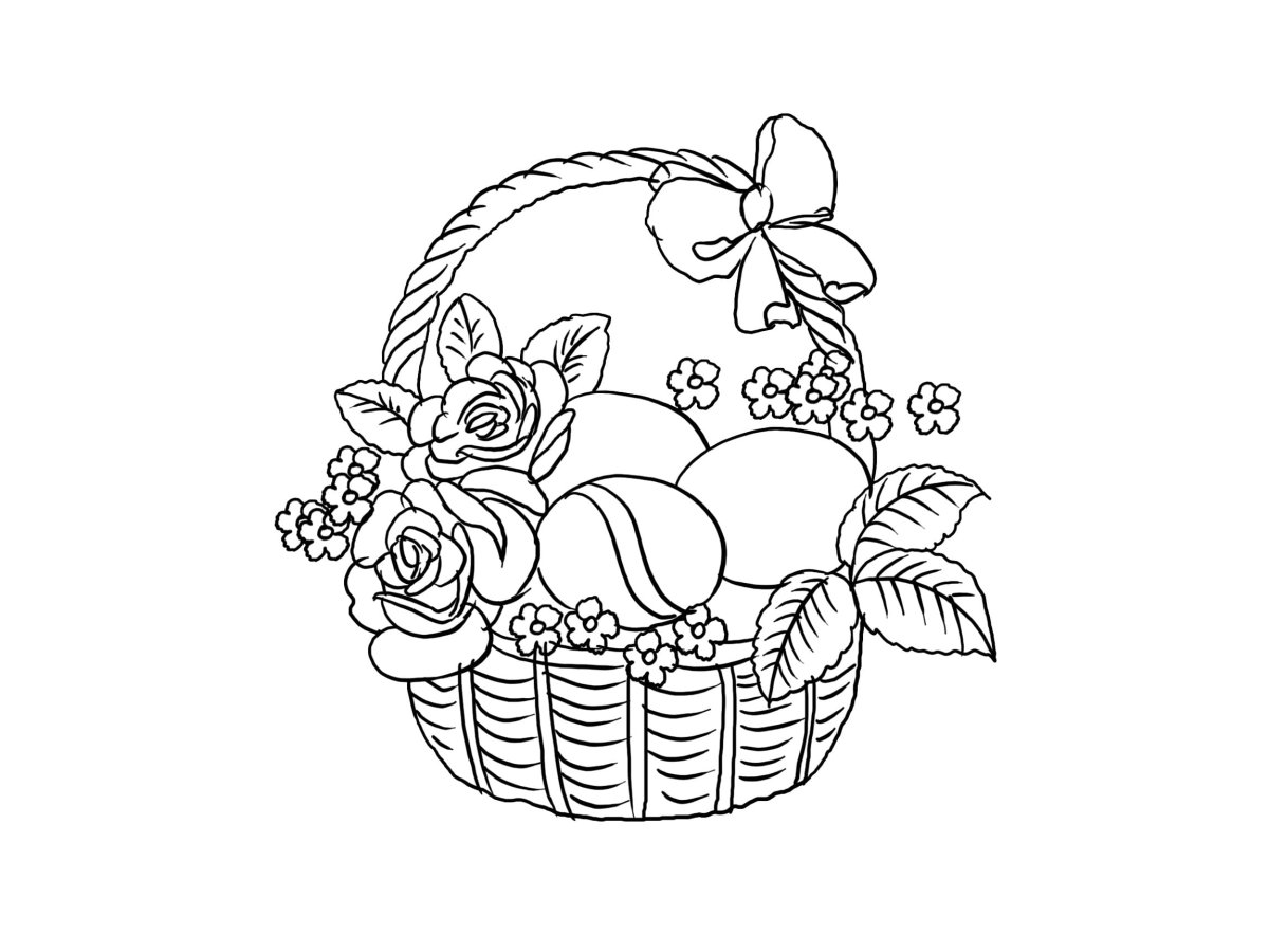 Трафарет рисунки на Пасху