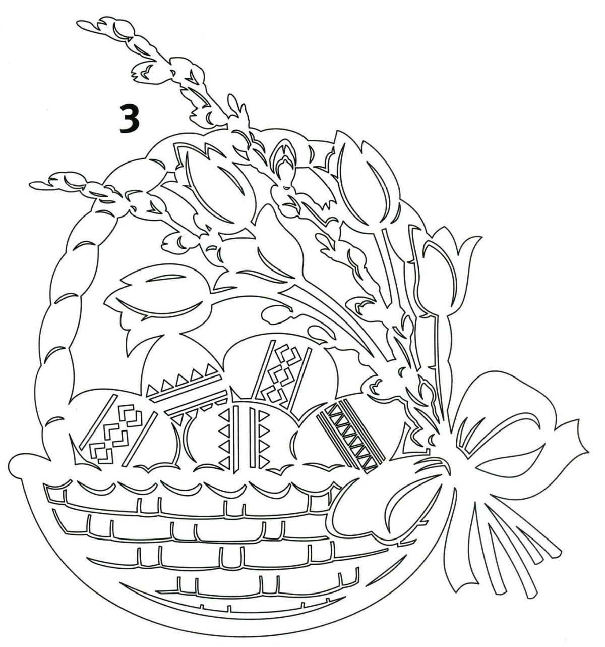 Вытынанка Пасха