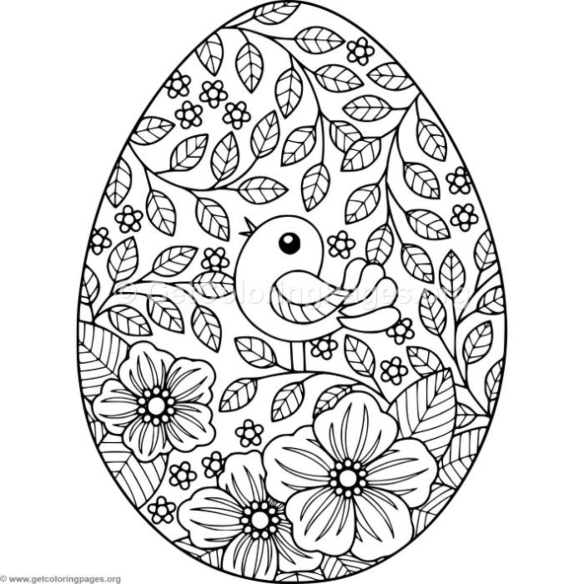 Мандалы пасхальные для раскрашивания