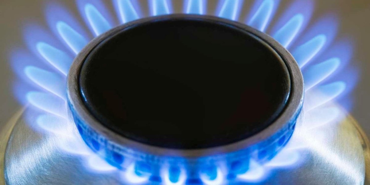 Газовая конфорка на прозрачном фоне