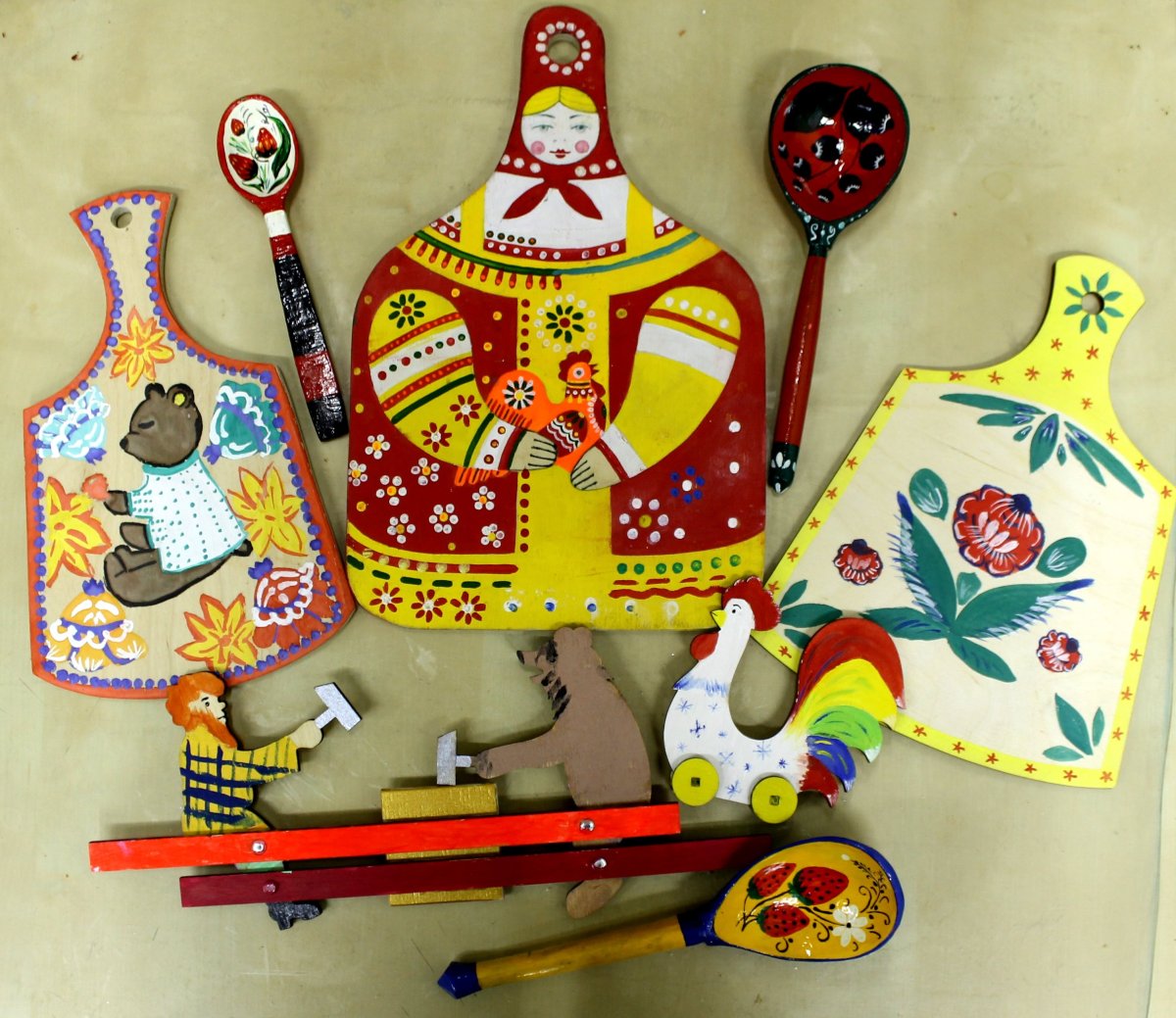 Народная пермогорская роспись орнаменты