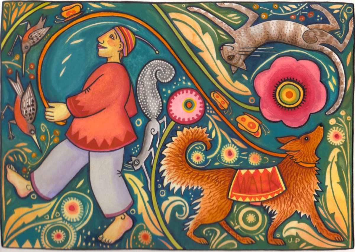 Борецкая роспись лошадка