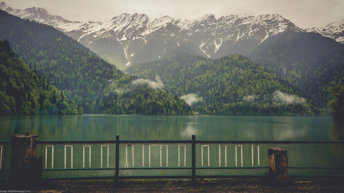 Озеро Рица Абхазия