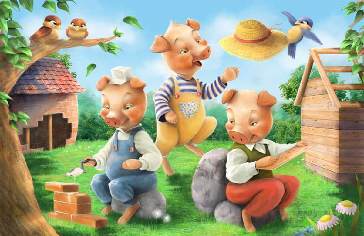Герои сказки 3 поросенка театр