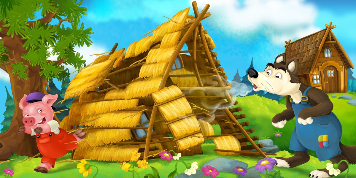 Домики трех поросят