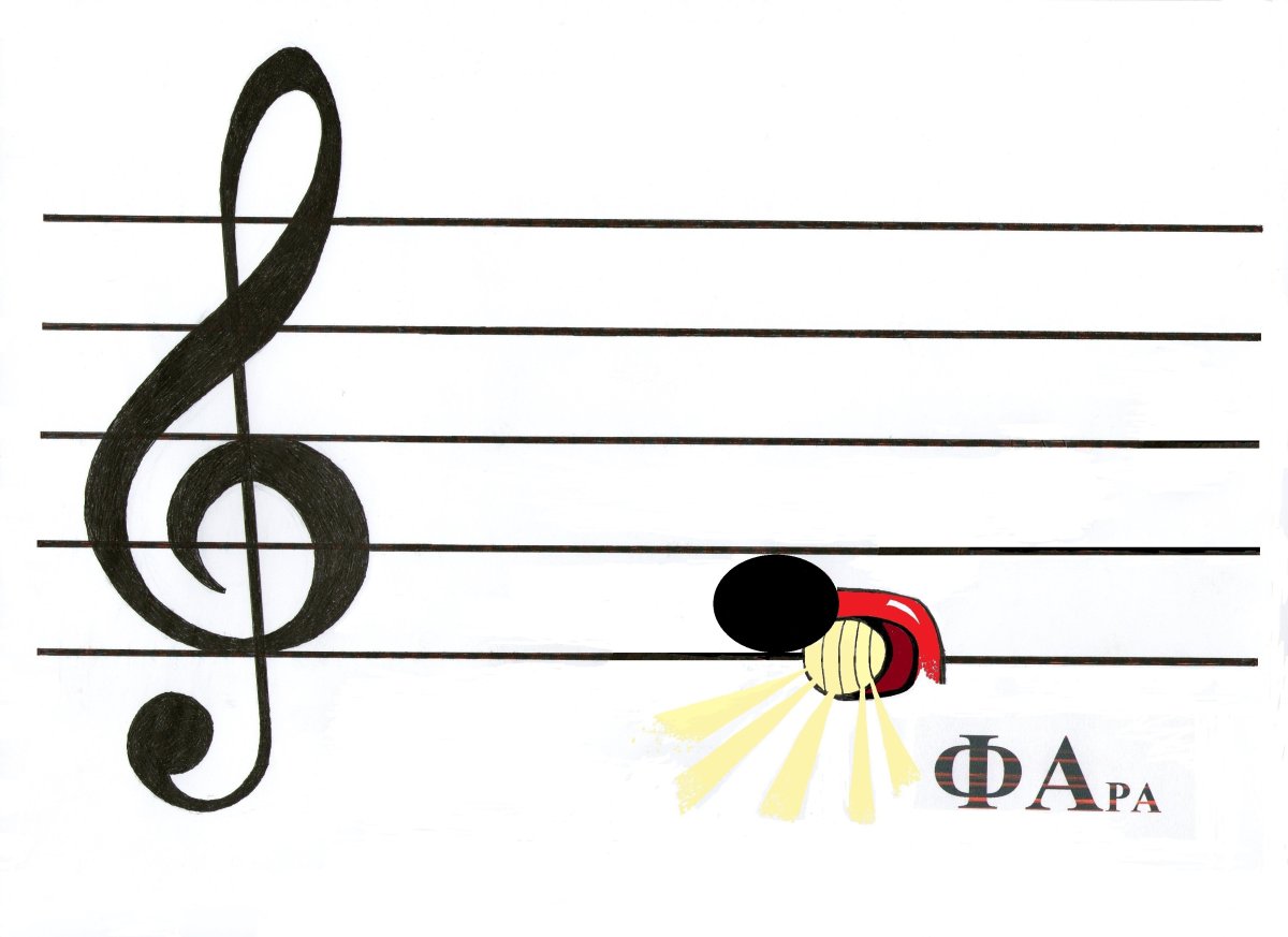 Нотный стан для детей