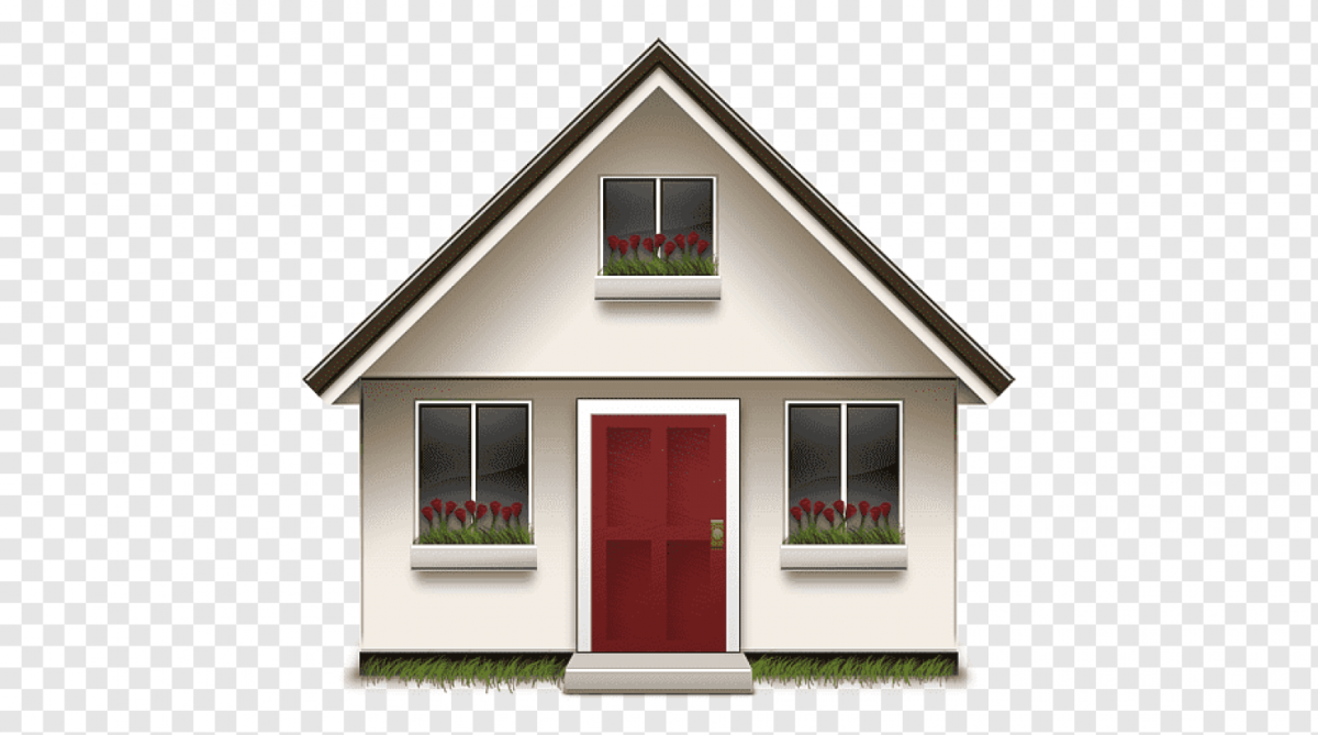 Домик с тремя окнами