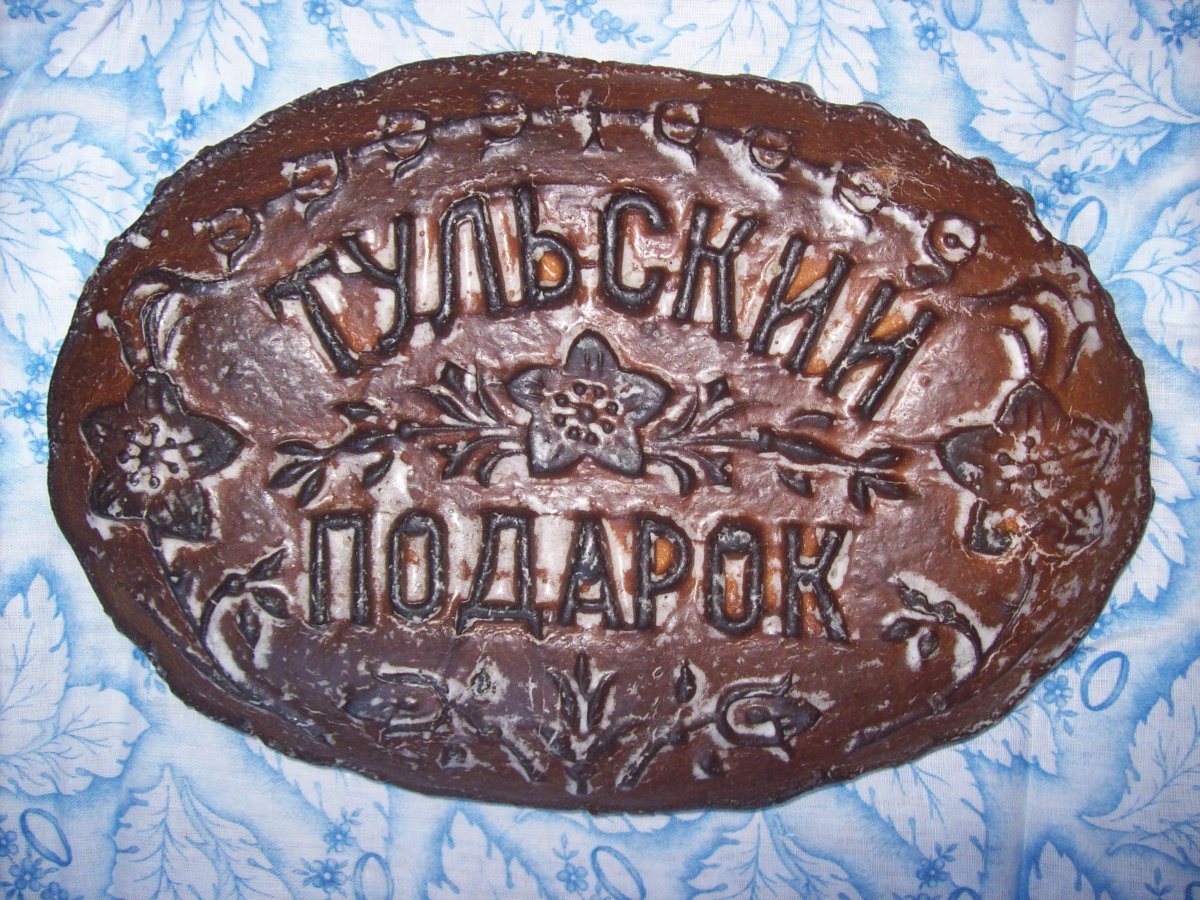 Торт в виде тульского пряника