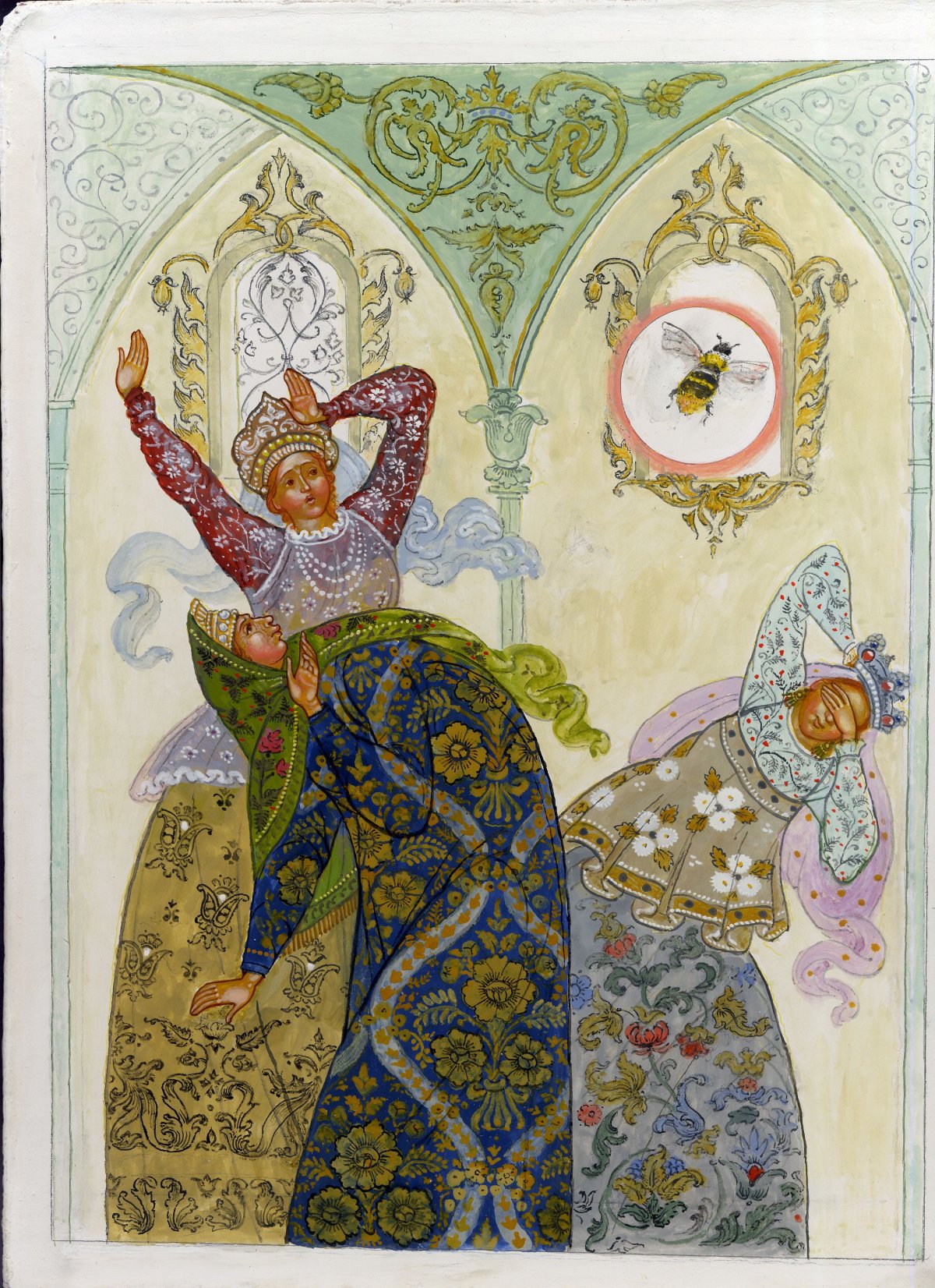 Сказка о царе Салтане иллюстрации современные