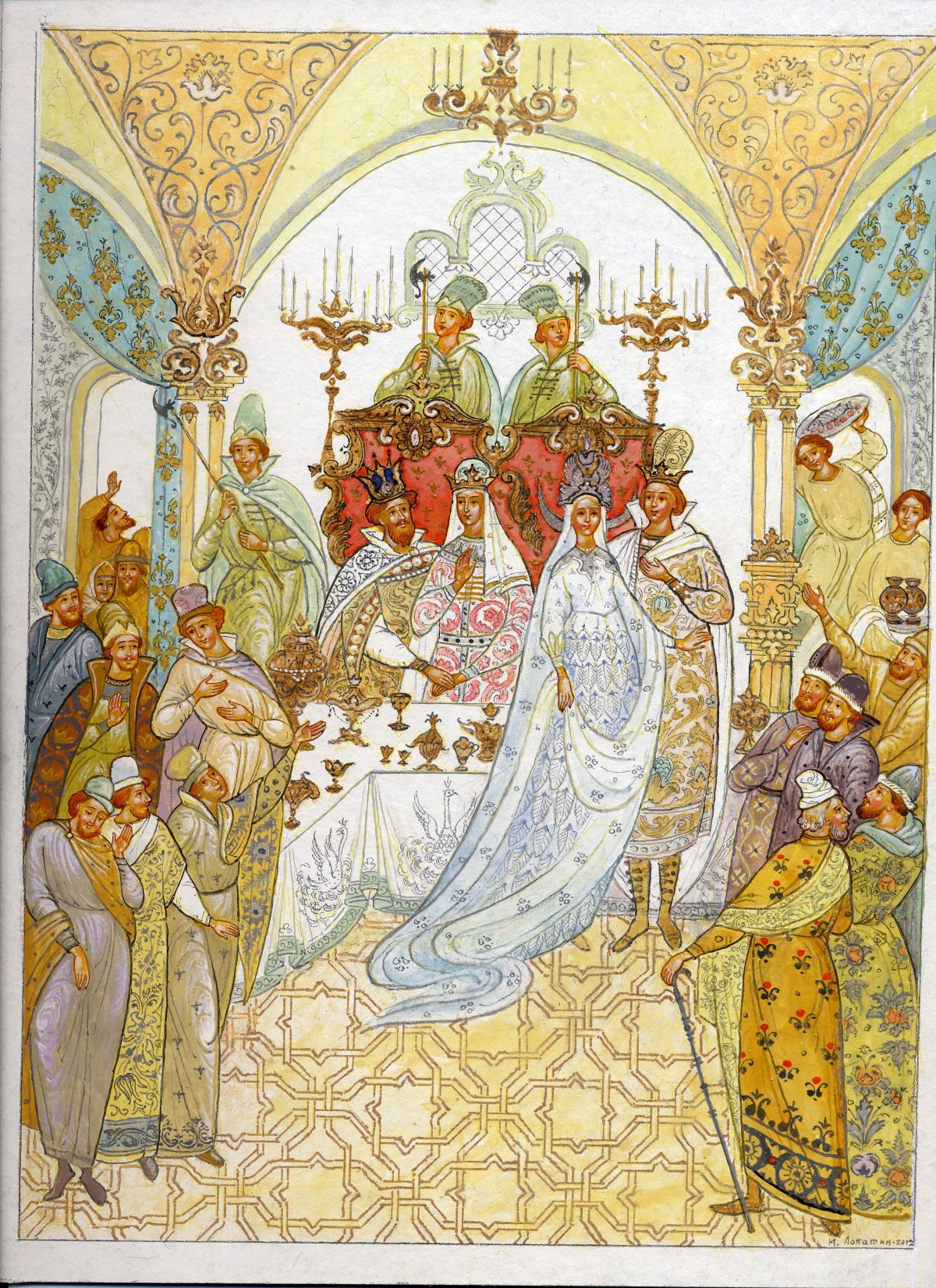 Александр Михайлович Куркин сказка о царе Салтане