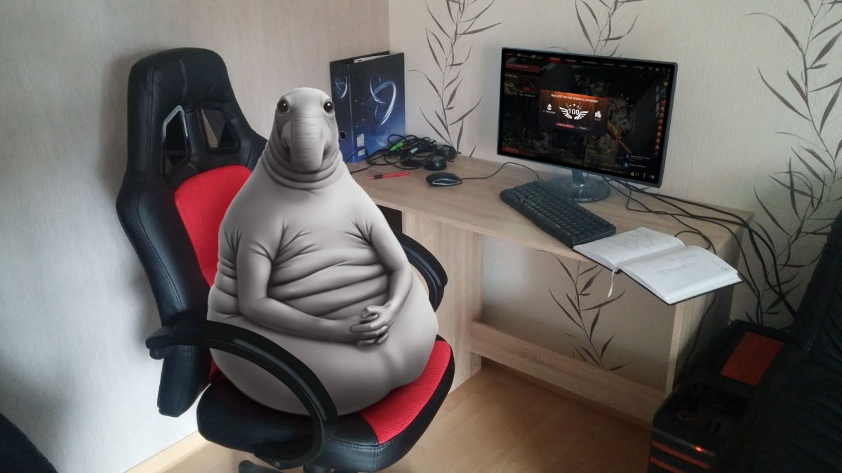 Открытка я на работе