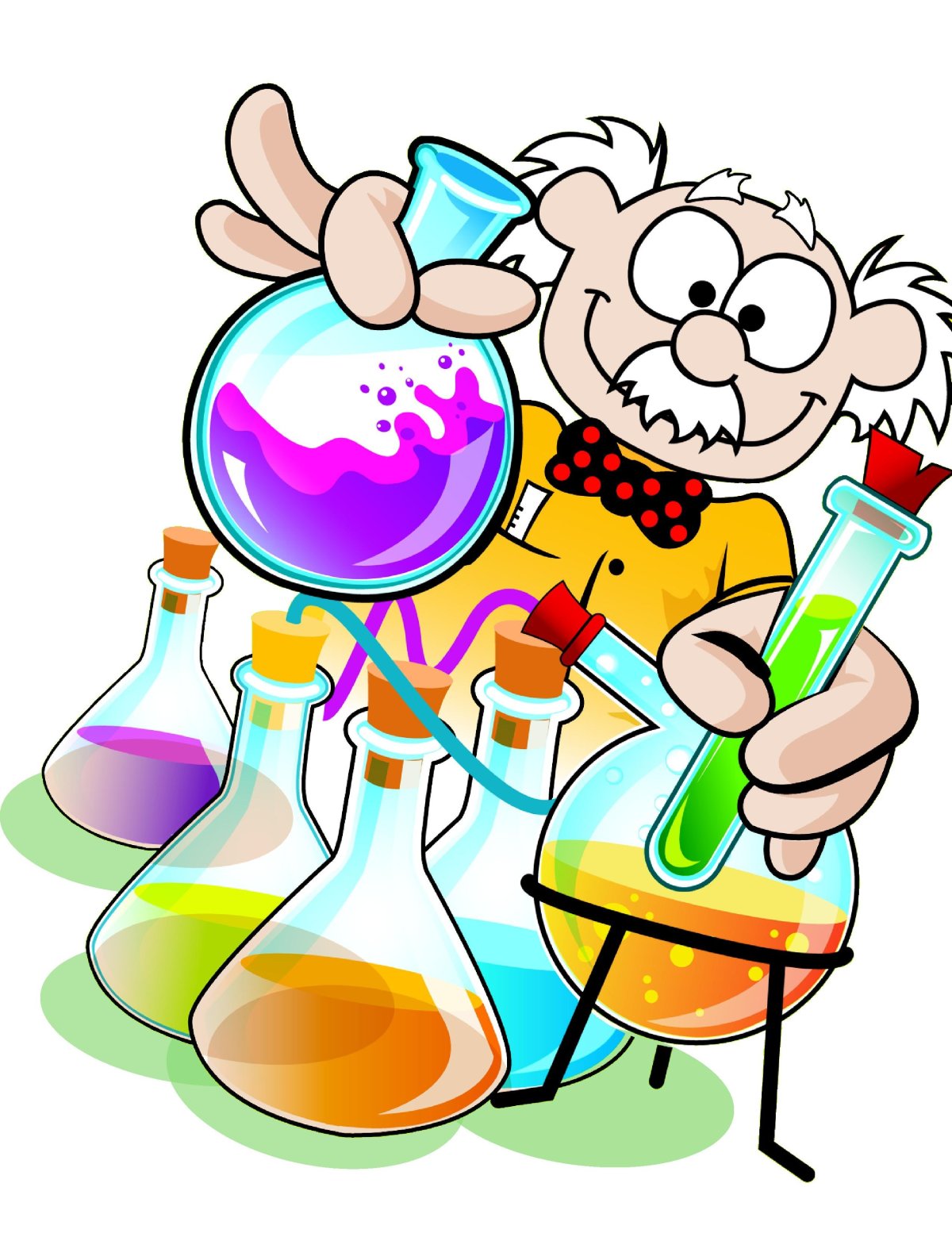 Ученые в лаборатории иллюстрации