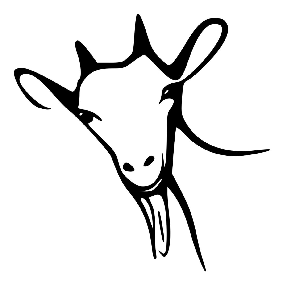 Стилизованная коза