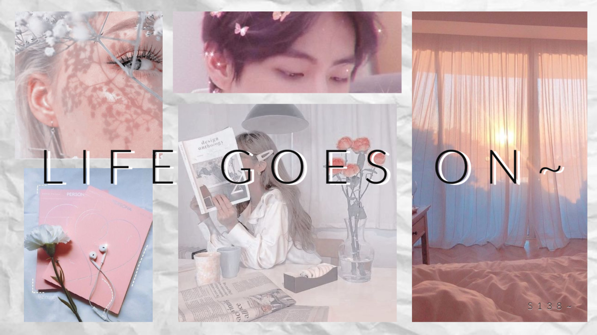 Обои на рабочий стол BTS Life goes on