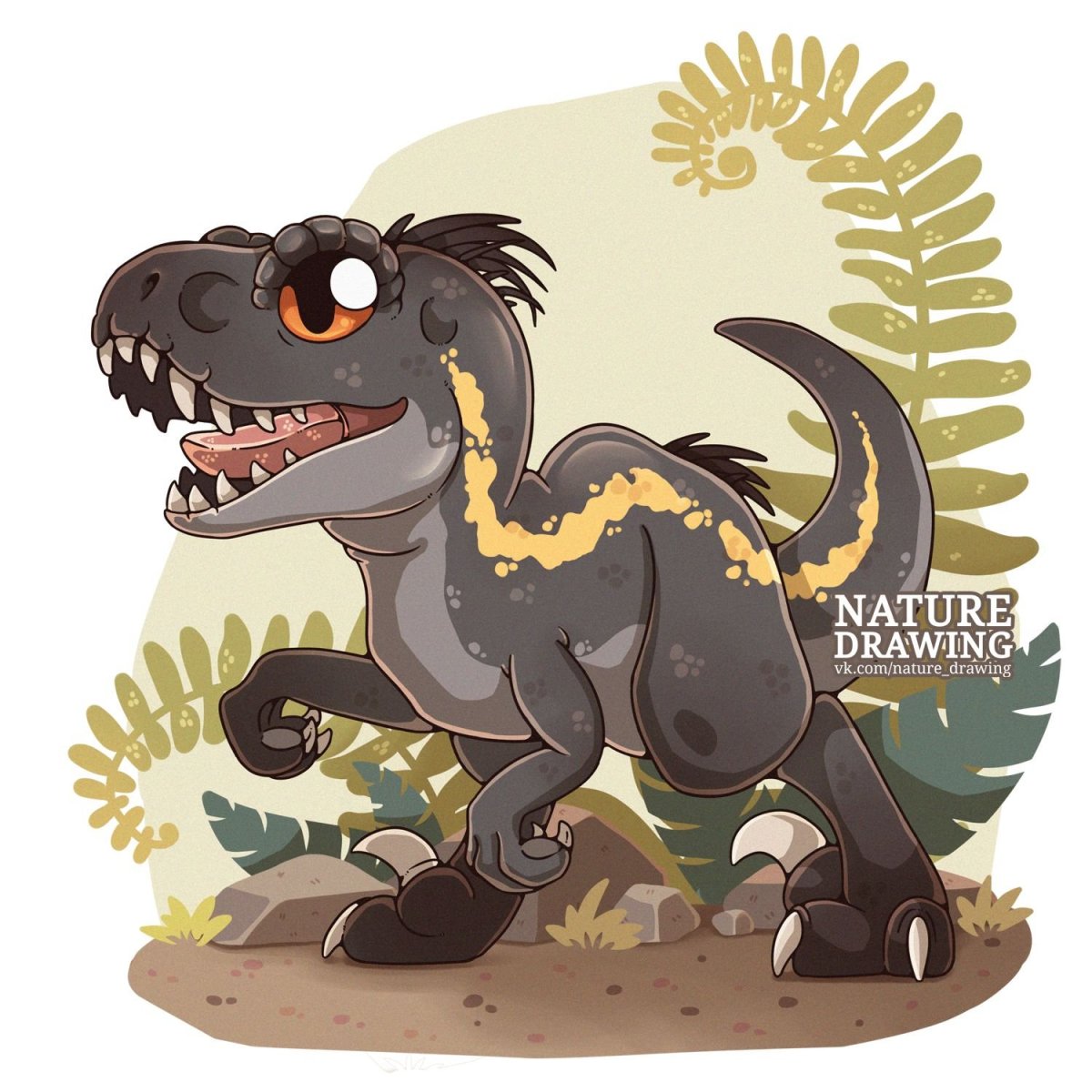 Мир Юрского периода Индораптор арт